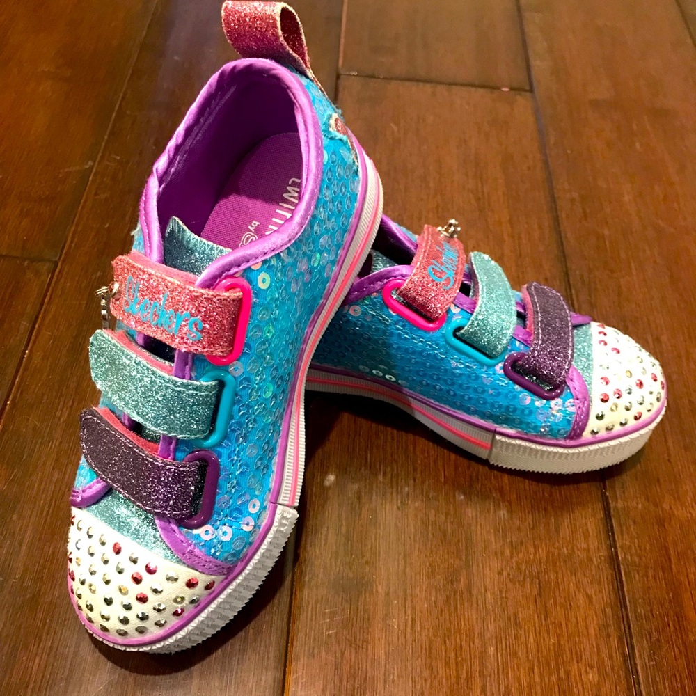 Sketchers Twinkle Toes Mermaid Shoes size 11 Girls